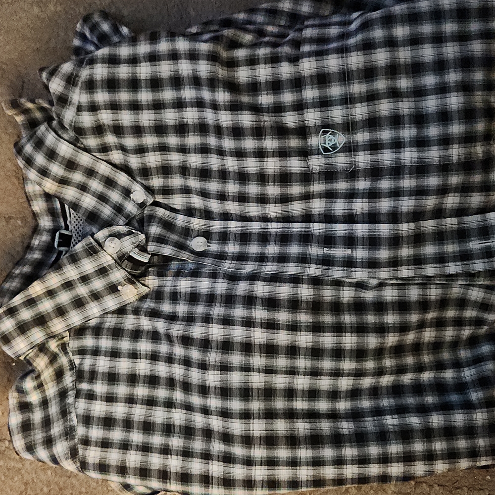 Men's XL Snap Down Long Sleeve Shirt